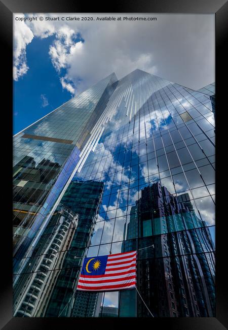 Architectural reflections Framed Print by Stuart C Clarke
