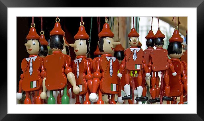 Pinocchio Convention Framed Mounted Print by Howard Corlett