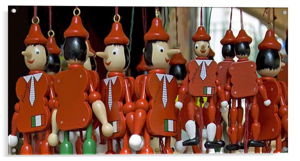 Pinocchio Convention Acrylic by Howard Corlett
