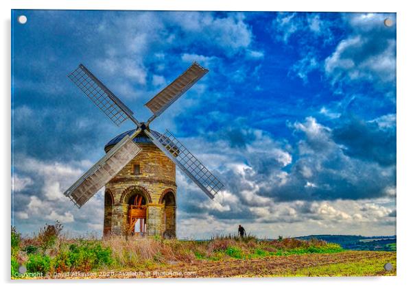 Working Windmill Acrylic by David Atkinson