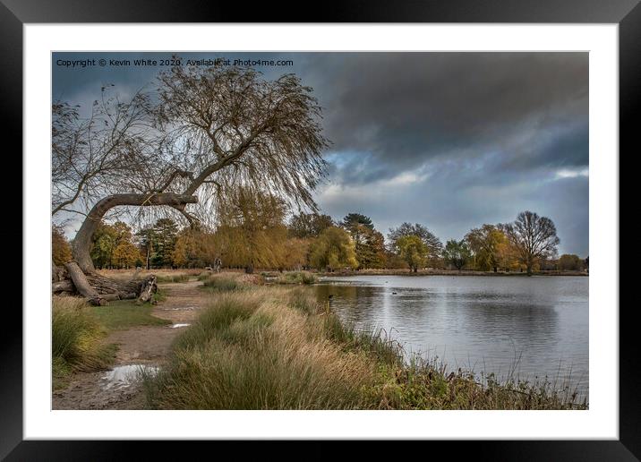 Moody Skies Framed Mounted Print by Kevin White