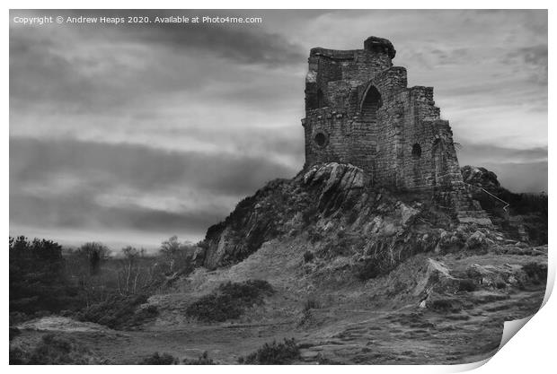 Mow Cop Castle  Print by Andrew Heaps