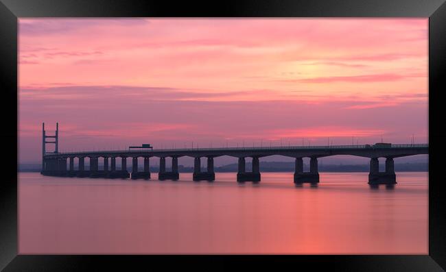 Second Severn Crossing   Framed Print by Dean Merry