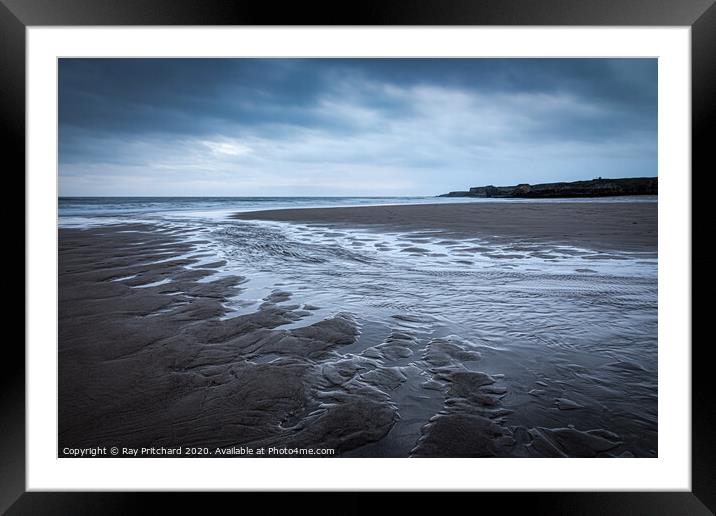 Sand Patterns  Framed Mounted Print by Ray Pritchard