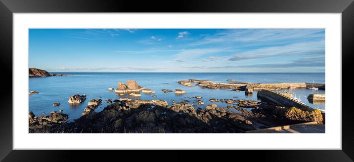 Breathtaking Scottish Seaside Panorama Framed Mounted Print by Tommy Dickson