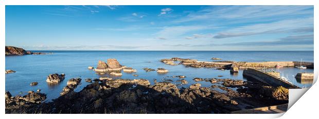 Breathtaking Scottish Seaside Panorama Print by Tommy Dickson