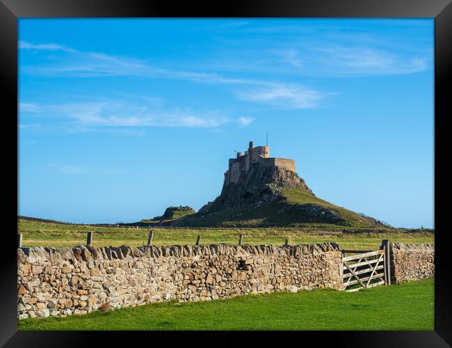 Lindisfarne Castle. Framed Print by Tommy Dickson