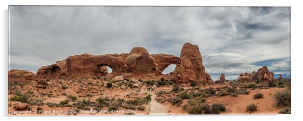 Window Arch in Arches National Monument, Utah Acrylic by Frank Bach