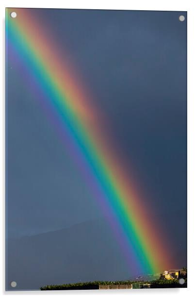 Vivid rainbow Acrylic by Phil Crean