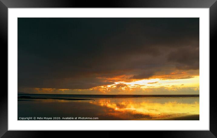 Natures Mirror  Framed Mounted Print by Pete Moyes