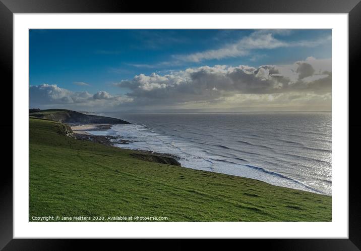 Southerndown  Framed Mounted Print by Jane Metters