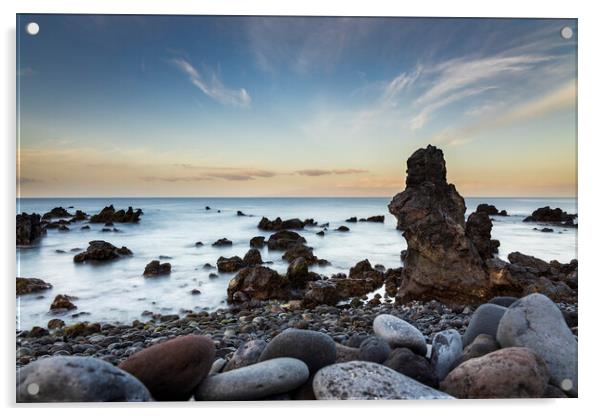 West coast dawn Tenerife Acrylic by Phil Crean