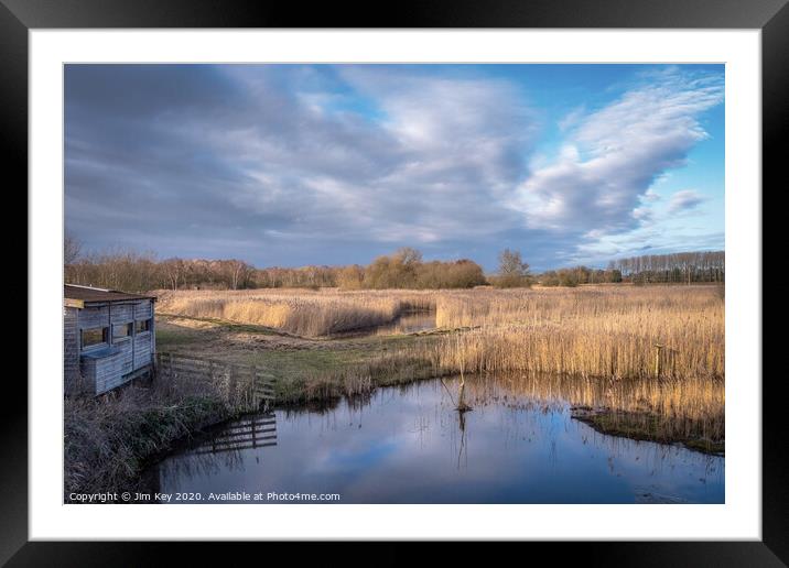 Sculthorpe Nature Reserve  Framed Mounted Print by Jim Key