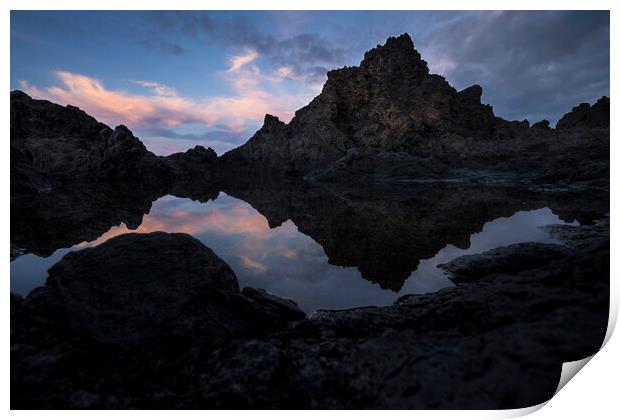 Portal to another world, Tenerife Print by Phil Crean