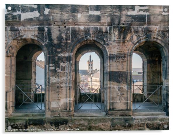 Porta Nigra interior in Trier Acrylic by Frank Bach