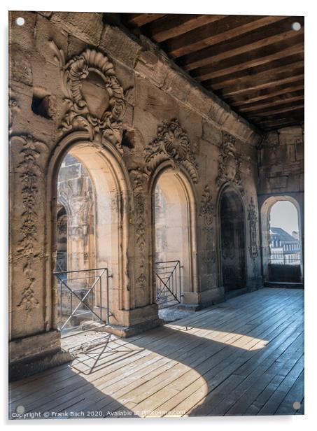 Porta Nigra interior in Trier Acrylic by Frank Bach
