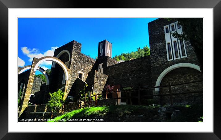 Building arch Framed Mounted Print by James Brooks