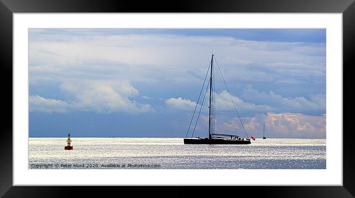 Moody Sky Framed Mounted Print by Peter F Hunt