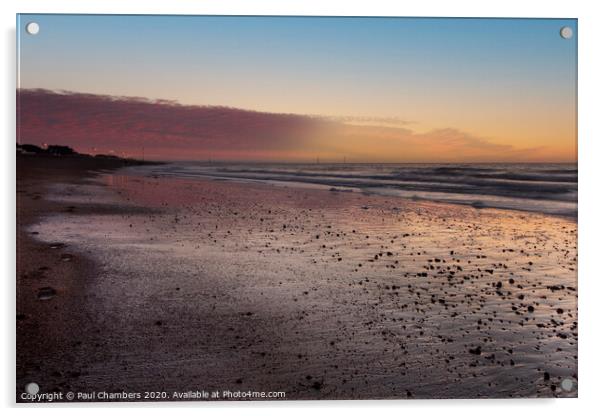 Sunrise Over Southsea Acrylic by Paul Chambers