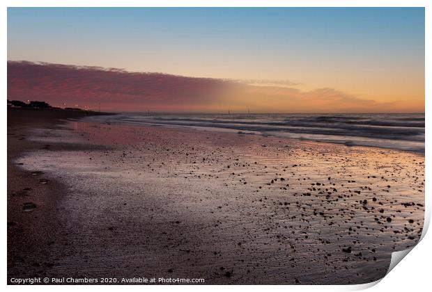 Sunrise Over Southsea Print by Paul Chambers