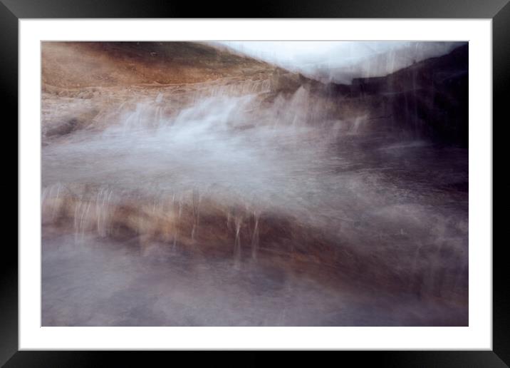 Impression of Flow Framed Mounted Print by Richard Downs