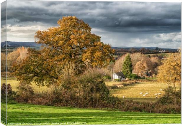 A Quintessential English Countryside Scene Canvas Print by Adele Loney