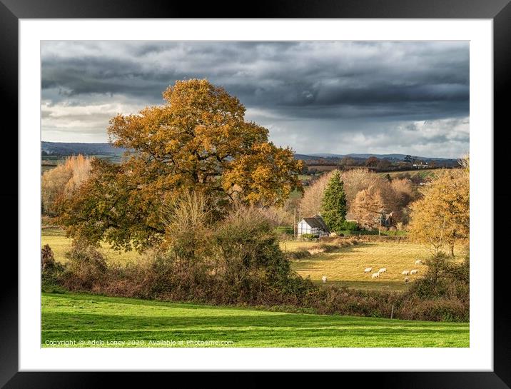 A Quintessential English Countryside Scene Framed Mounted Print by Adele Loney