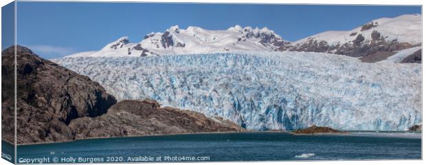 Chilean Fjords Canvas Print by Holly Burgess