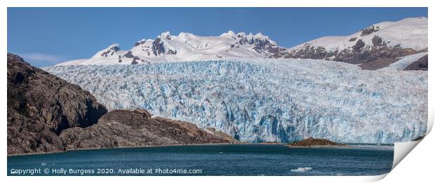 Chilean Fjords Print by Holly Burgess
