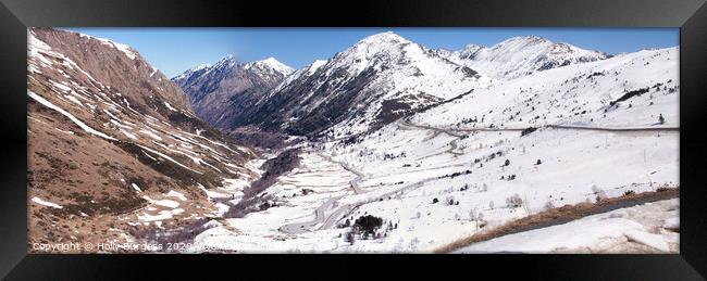 Spellbinding Andorran Alpine Escape Framed Print by Holly Burgess