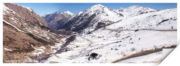 Spellbinding Andorran Alpine Escape Print by Holly Burgess