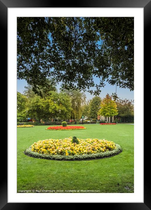 Abbey Gardens Winchester Framed Mounted Print by Paul Chambers