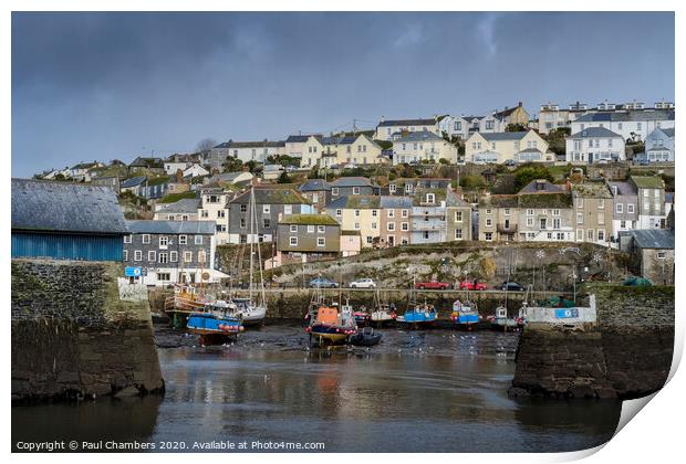 Mevagissey Print by Paul Chambers