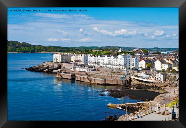 plymouth seafront devon Framed Print by Kevin Britland