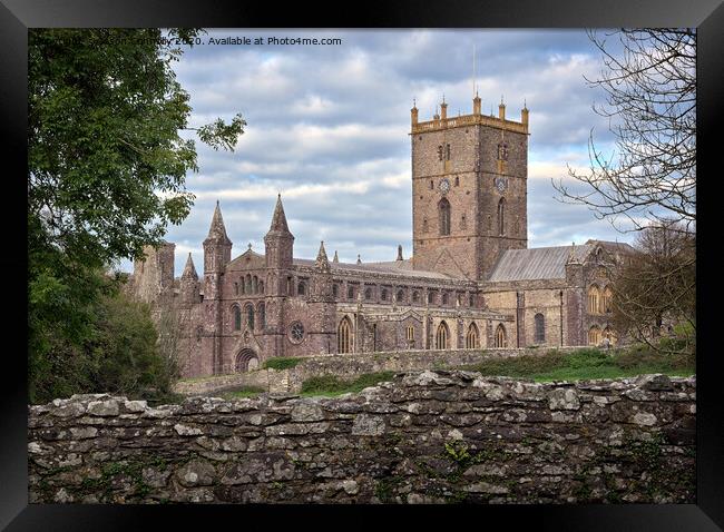 St David's cathedral, Wales. Framed Print by Jason Connolly