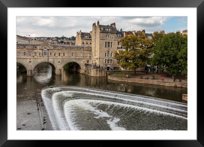 Pulteney Bridge by Day Framed Mounted Print by Wendy Williams CPAGB