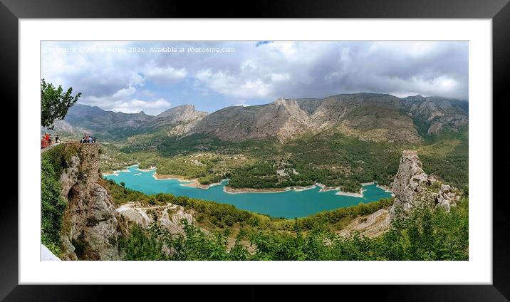 Guadalest reservoir landscape  Framed Mounted Print by Aimie Burley