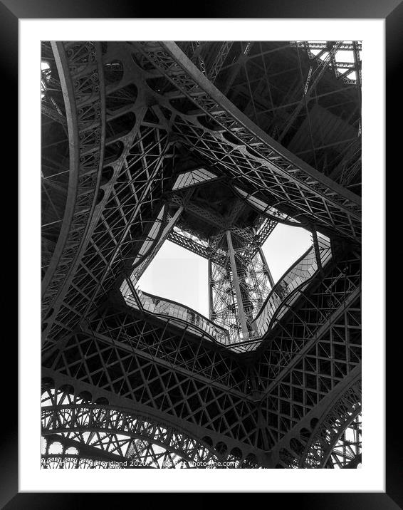 Eiffel Tower Framed Mounted Print by Iain Cridland