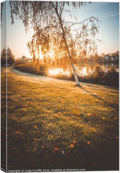 Sunrise at The Cotswolds  Canvas Print by Craig Cunliffe