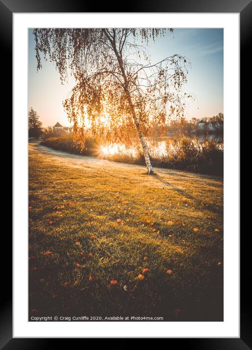 Sunrise at The Cotswolds  Framed Mounted Print by Craig Cunliffe