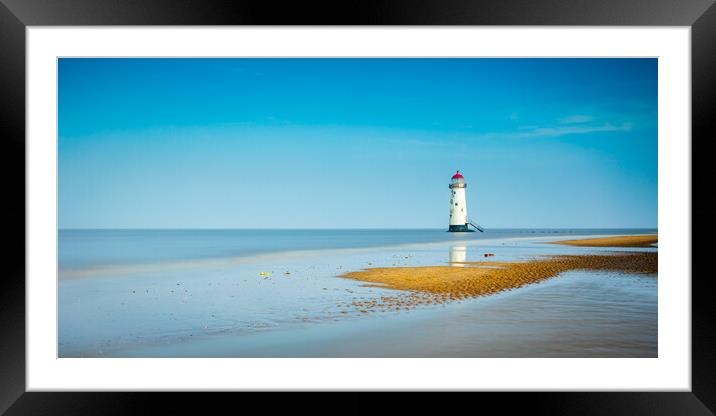 Talacre Lighthouse Framed Mounted Print by Phil Durkin DPAGB BPE4