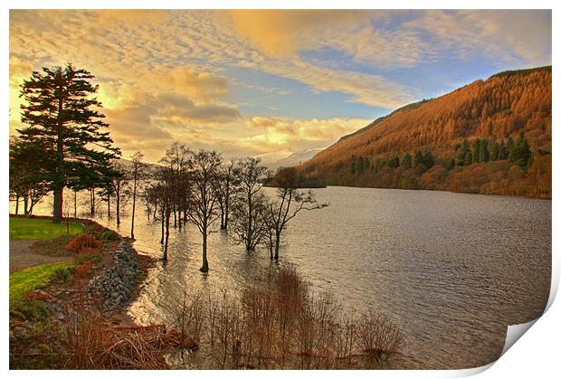 Loch Tay View Print by Tom Gomez