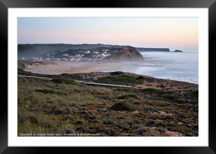 Outdoor oceanbeach Framed Mounted Print by Angelo DeVal