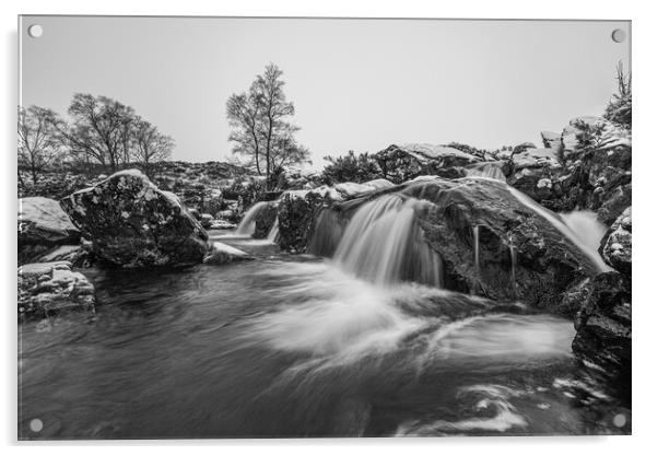 Buachaille Etive Mòr in the Highlands of Scotland.  Acrylic by Phil Durkin DPAGB BPE4