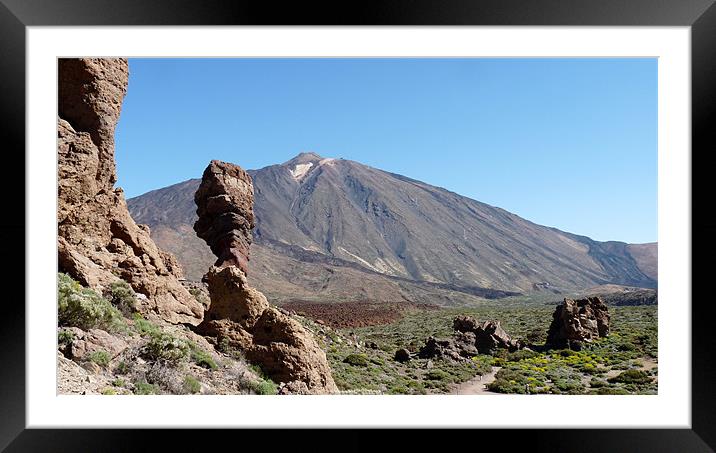 Mount Teide Framed Mounted Print by John Biggadike