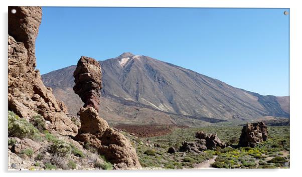 Mount Teide Acrylic by John Biggadike