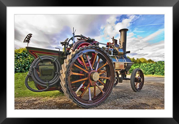 Traction Engine Framed Mounted Print by Jim kernan