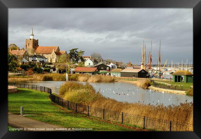 Maldon Essex       Framed Print by Diana Mower