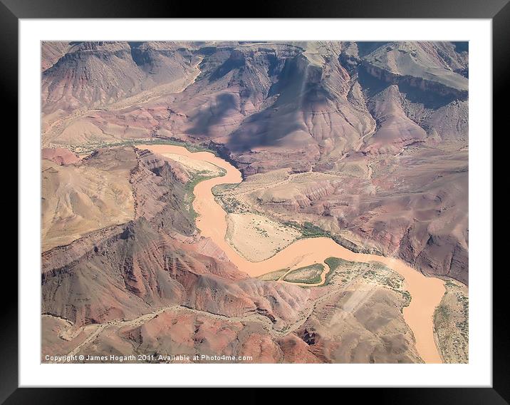 Colorado River Framed Mounted Print by James Hogarth