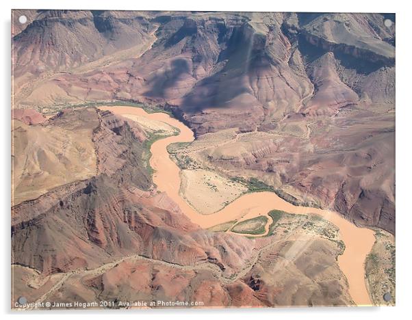 Colorado River Acrylic by James Hogarth